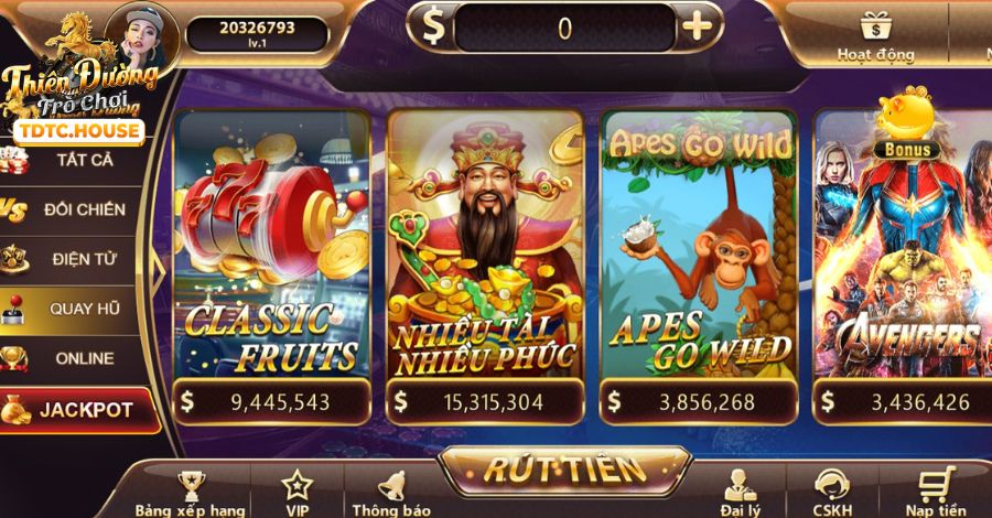 Hình ảnh hướng dẫn slot game và bắn cá